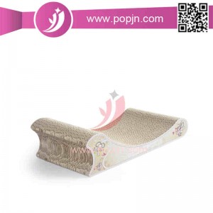 Вълна извита Catnip Cat Scratcher, надраскване пост за котка